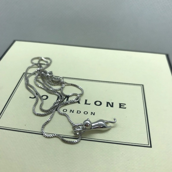 🌟 Sterling Silver 925 Cat 🐈 Necklace - Picture 2 of 5